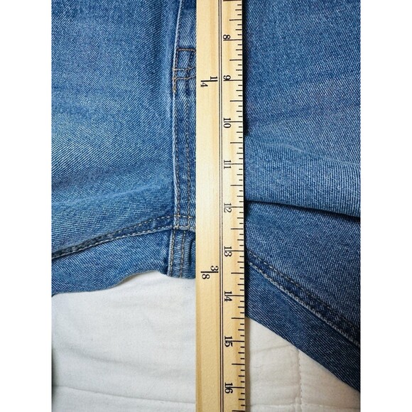 UNPUBLISHED Rae Wilshire High Rise Straight Blue Jeans Denim Women's 29 NWT - Picture 10 of 11
